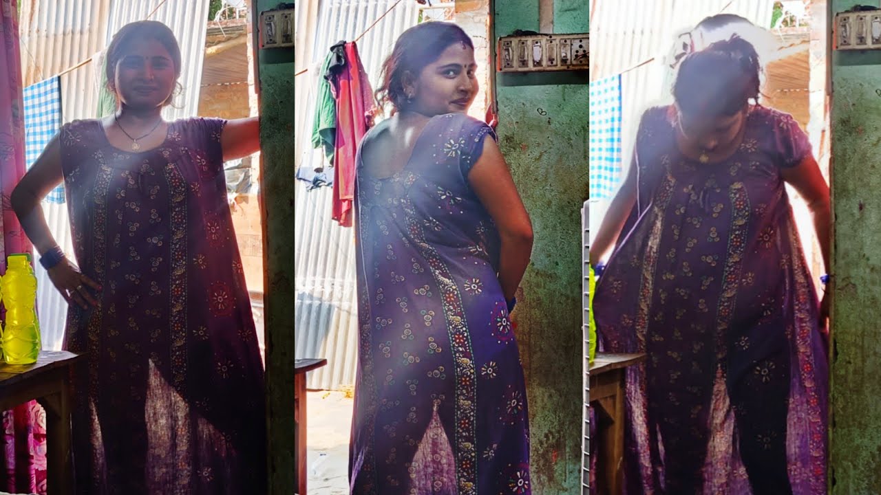 Everything got wet due to the heat, brother-in-law | Summer Special Cotton Dress | Desi Bhabhi Ne...