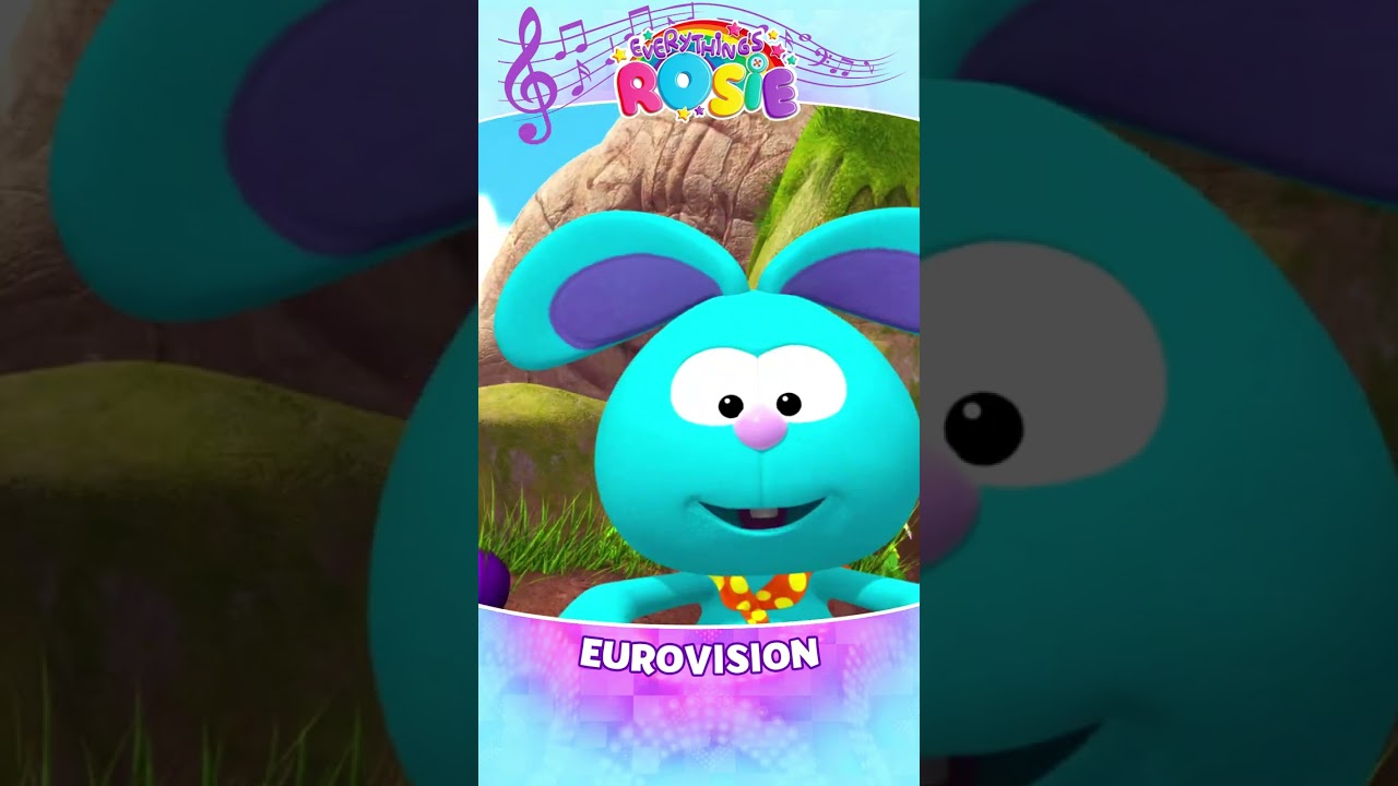 @EverythingsRosie - EUROVISION 2023 🎵🎹🎸 | Short | Best Cartoons for Young Kids #shorts 💙💛