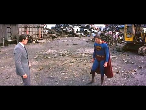 Evil Superman VS Clark Kent - Superman III - Complete Scene! - Christopher Reeve