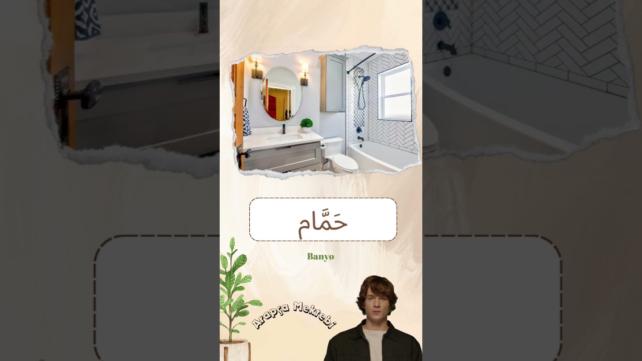Evin Bölümleri | اقسام المنزل#arapça #arapçaöğreniyorum #arapçatürkçe #ilahiyat #arapçadili #arapca