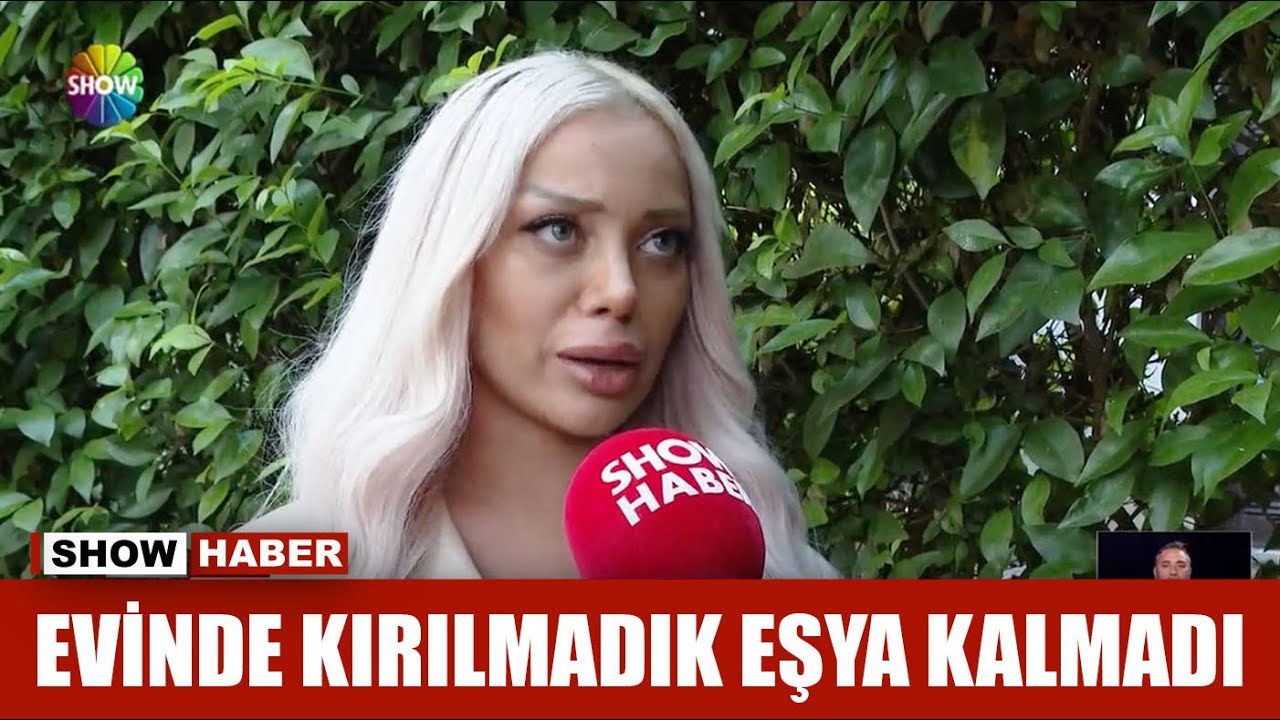 Evinde kırılmadık eşya kalmadı