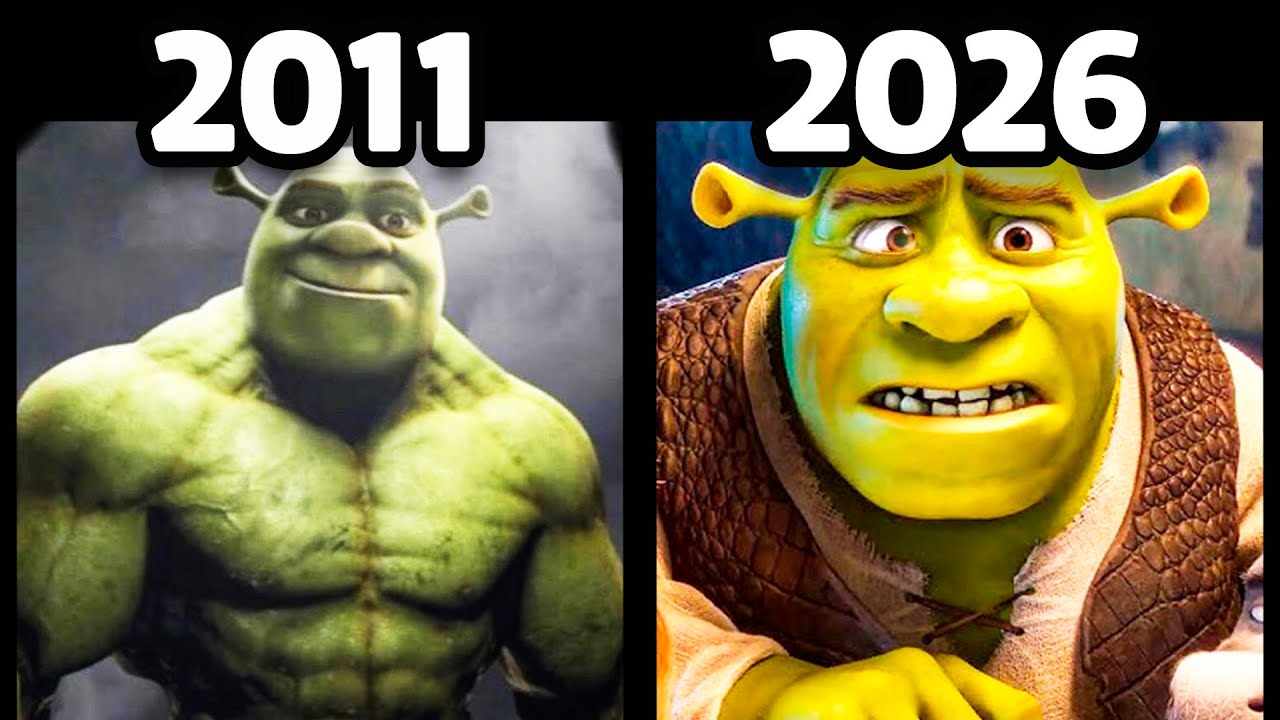 evolution of Shrek
