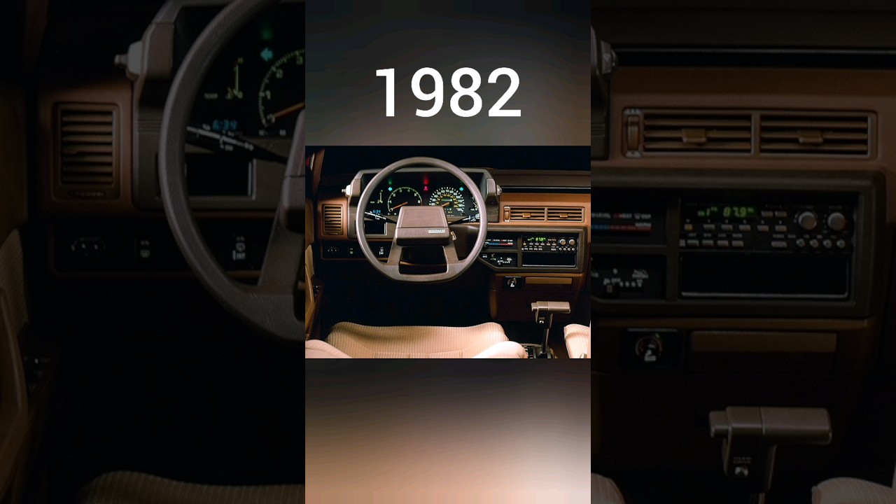Evolution of Toyota Camry interior (1982-2024)#shortvideo#shorts#short#evolution#toyota