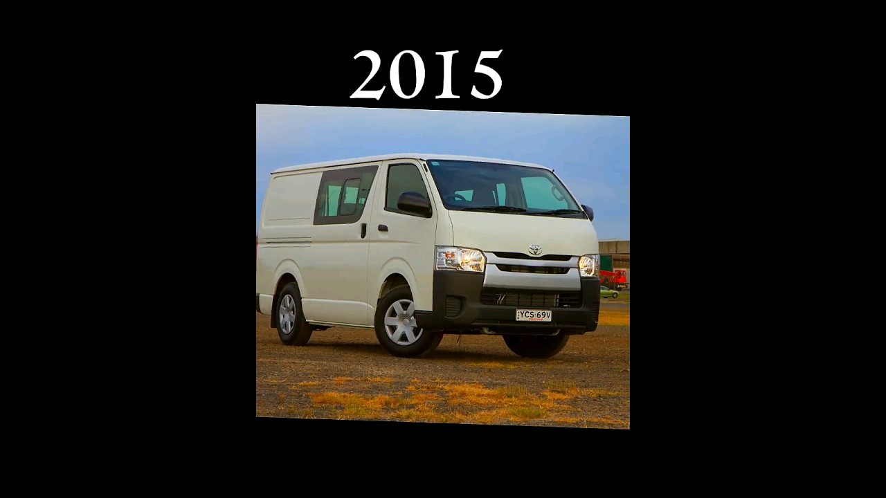 Evolution Of Toyota HiAce (1967-2023) #evolution #toyota #hiace #cars #shorts