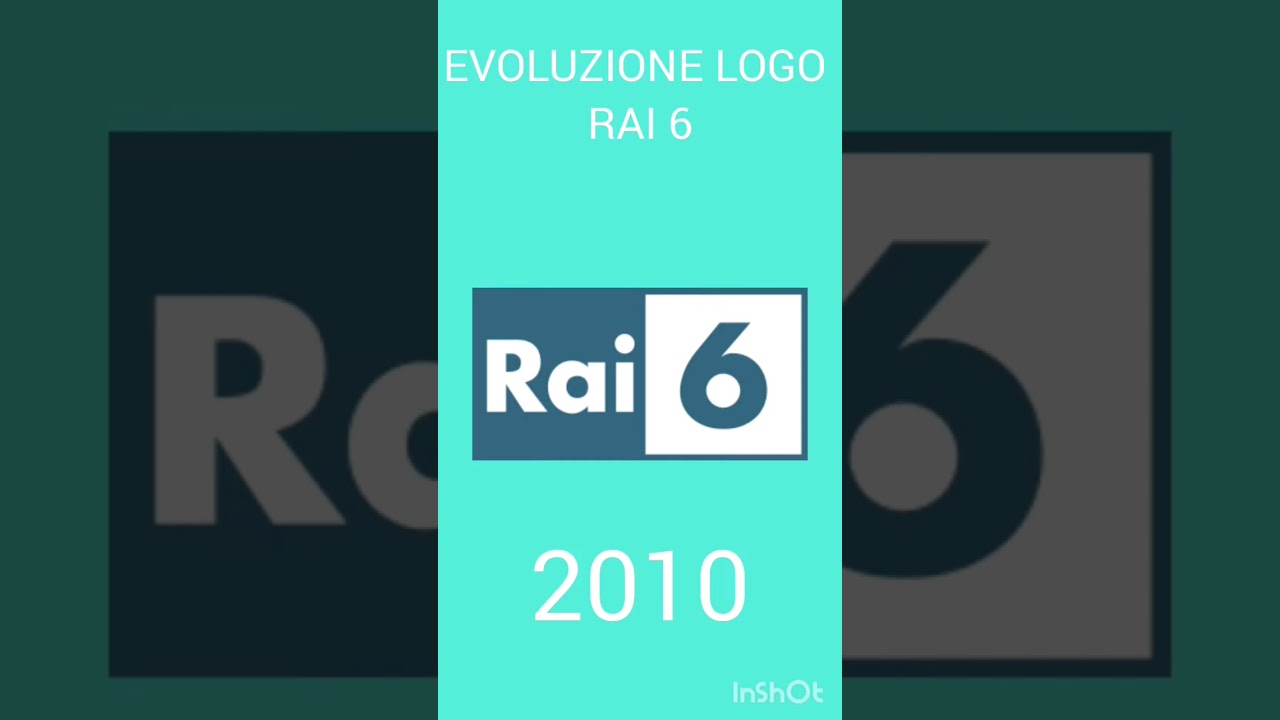 Evoluzione logo - rai 6 (2008-2024) #evolution #logo