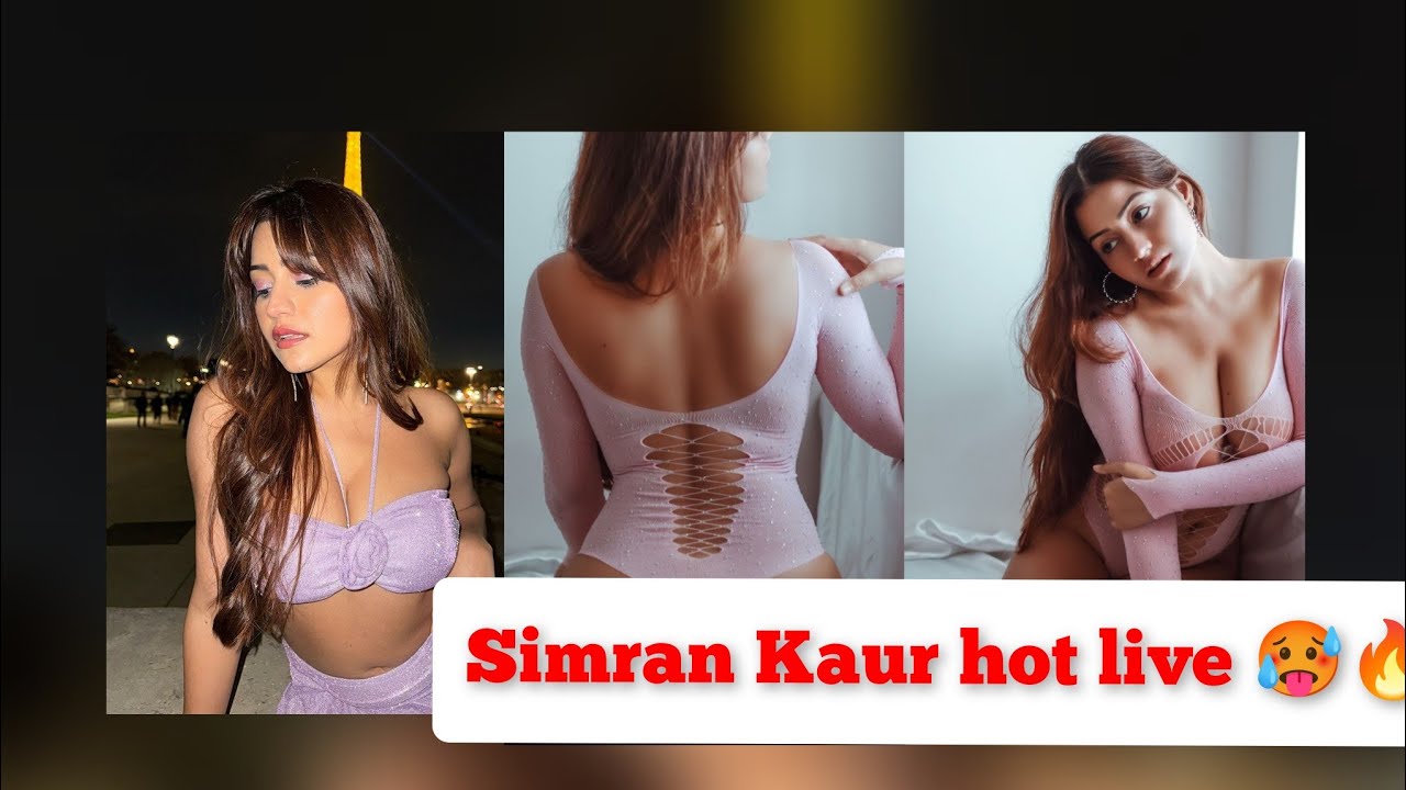 📢Exclusive ❗ ❗ Most demanding hot model simran Kaur live 🥵🔥