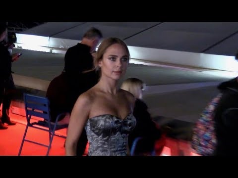 EXCLUSIVE : Kimberley Garner walking down the Croisette in Cannes