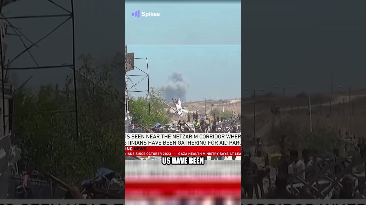 Explosions Near Aid Centers  Thousands Gather Amidst Chaos