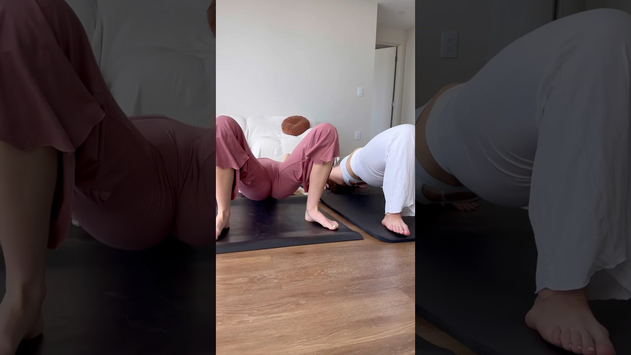 Extra bendy back bend @CiaraStretches #yoga #yogapants