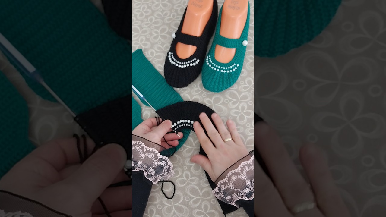 Çeyizlik Patik Modelleri #knitting #tunusişi #crochet