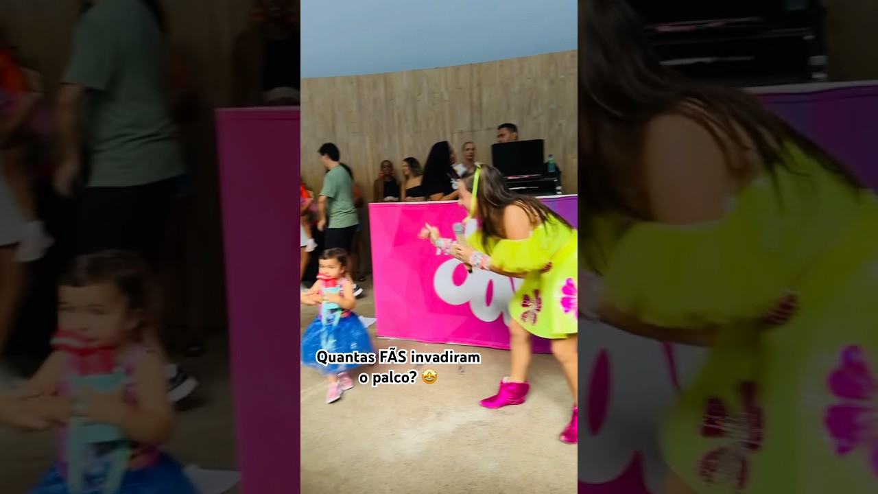Fã invade o palco da Marcela Jardim #shortsviral