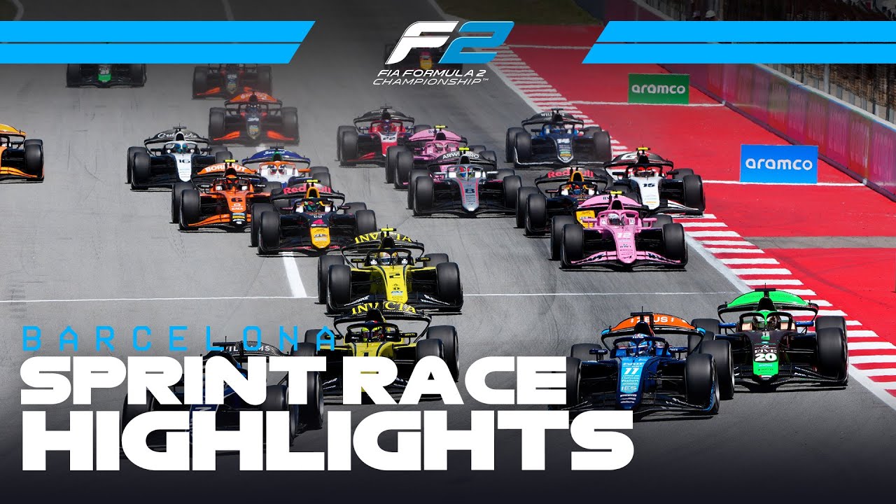 F2 Sprint Race Highlights | 2025 Spanish Grand Prix