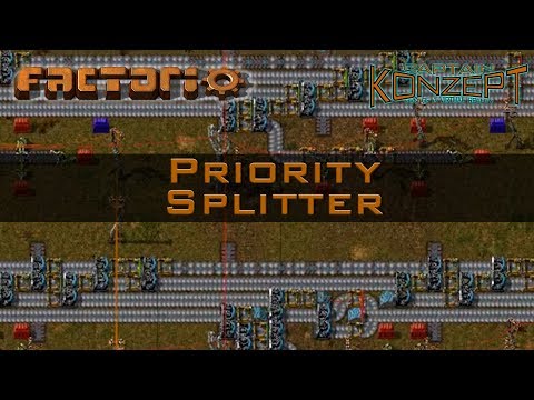Factorio Priority Splitters: Maximum Throughput off your Main Bus