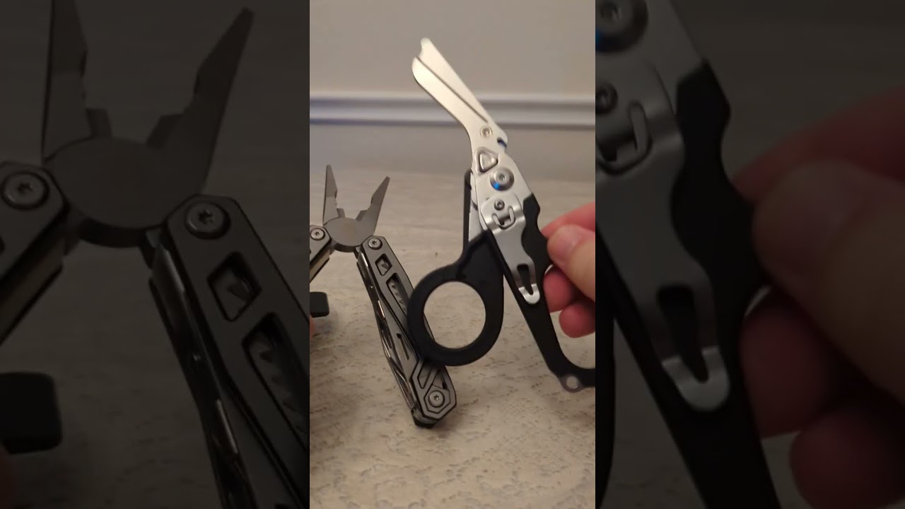 Fake Leatherman  6 in 1 Raptor cutting a penny