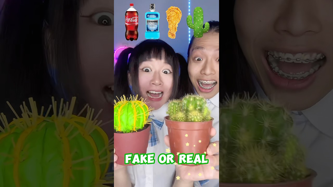 Fake Or Real??🥵Emoji Food Challenge Extreme ASMR #asmr #mukbang #funny