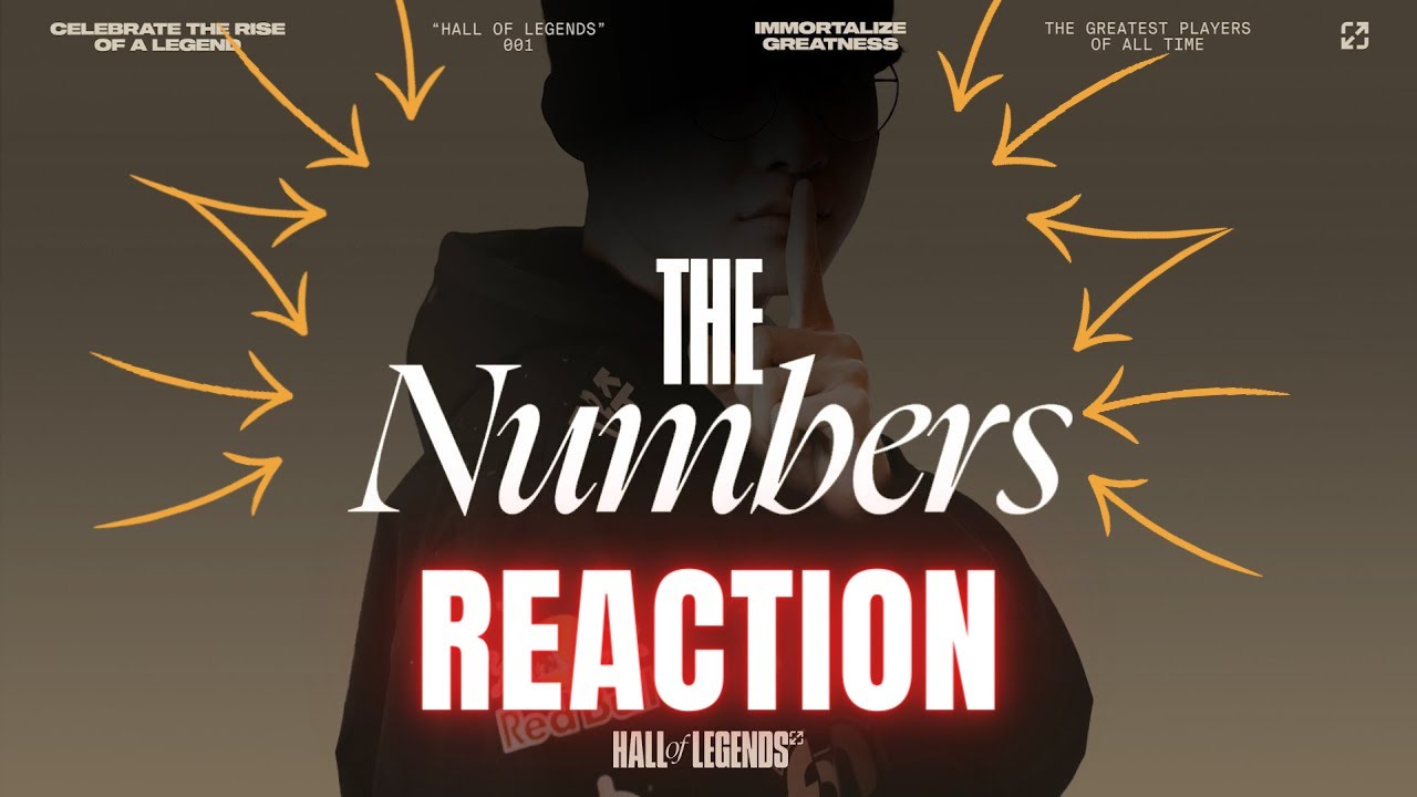 FAKER'S NUMBERS REACTION LEAGUE OF LEGENDS