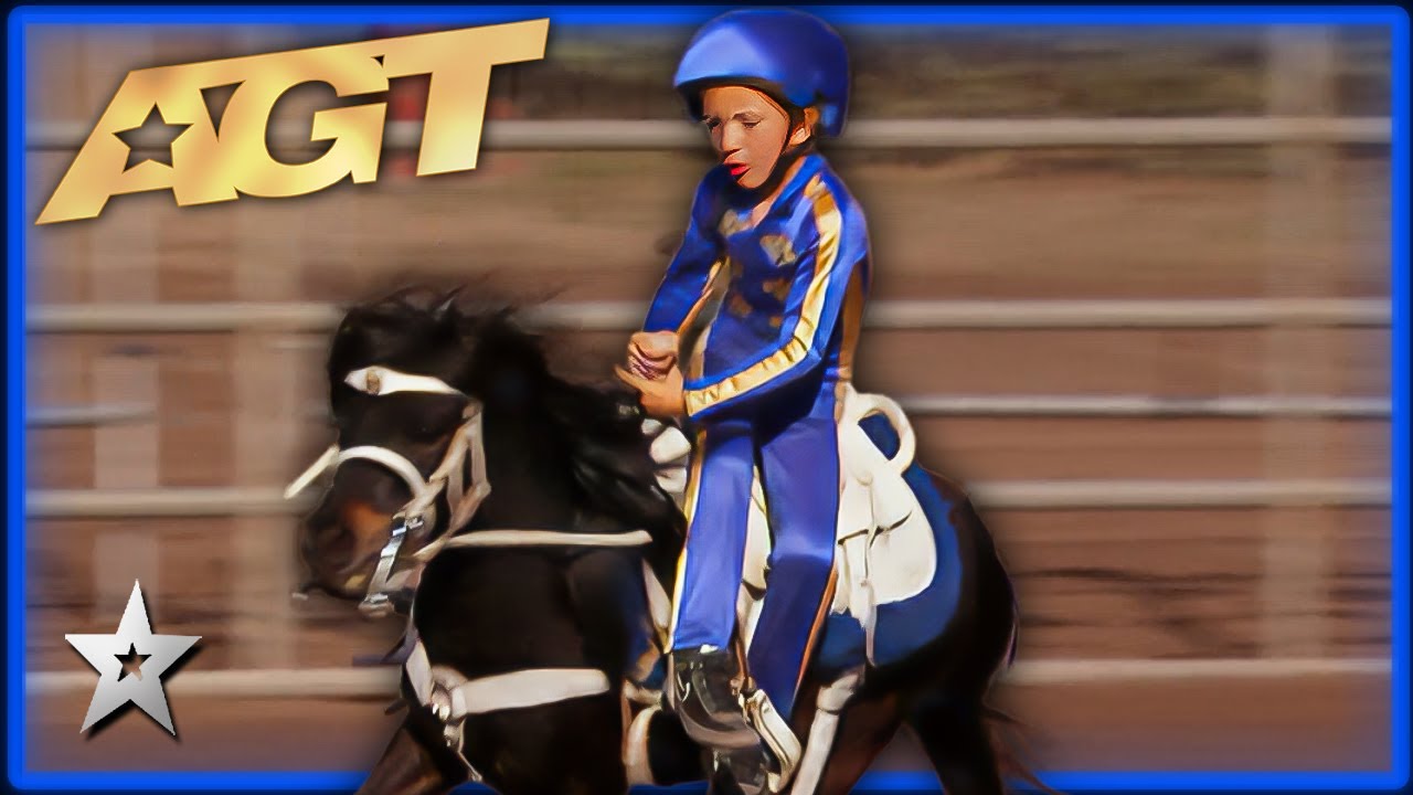 Family THRILLS The Judges With Horse Stunts on America's Got Talent!
