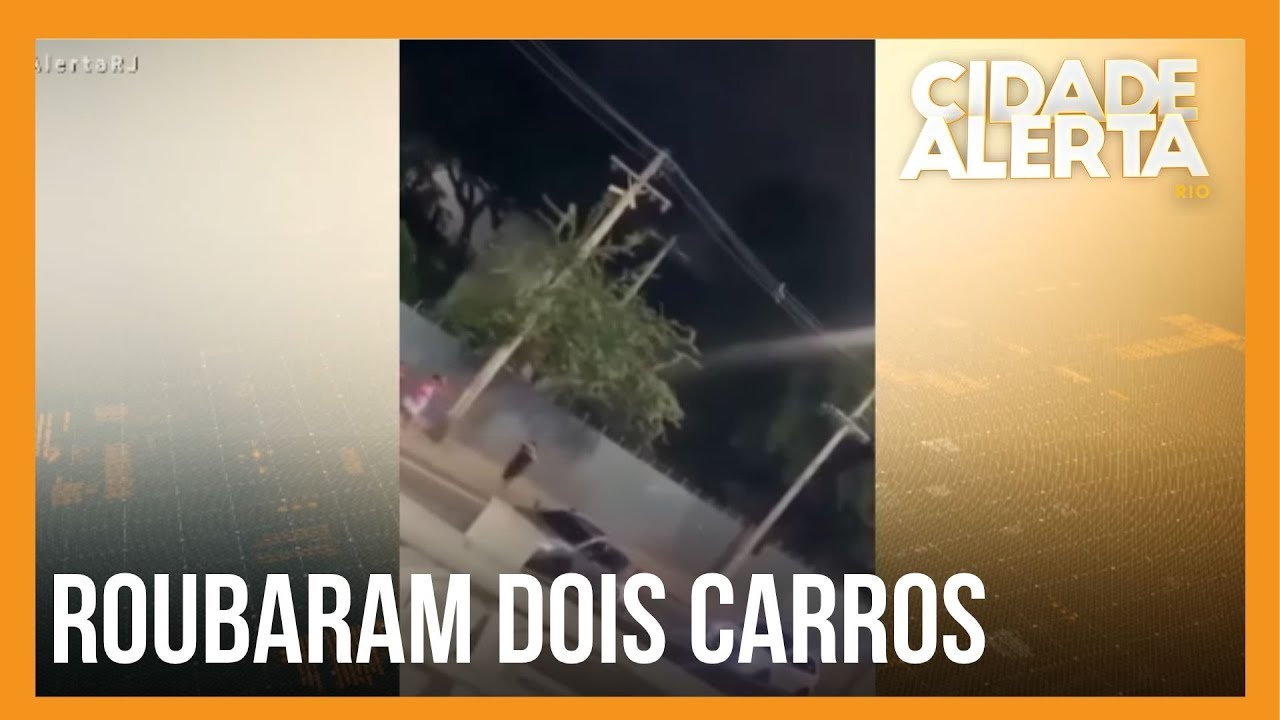 FAMÍLIA NA MIRA DE ASSALTANTES ARMADOS  NA AV. BRASIL