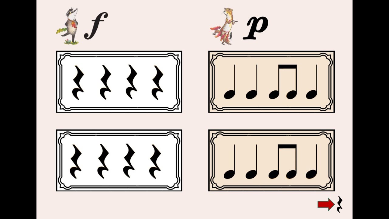 Fanfare de trompettes (forte and piano)