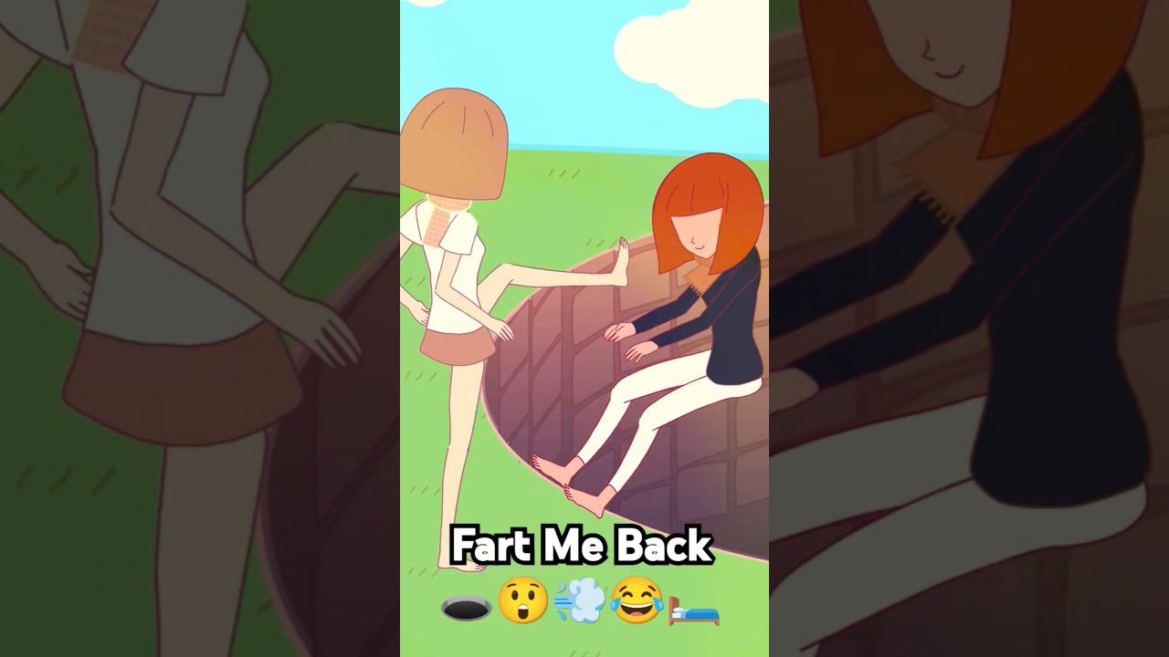 Fart Me Back 🕳😲💨😂🛏 #animation #cartoon #jokes #laugh #funny #comedy #humor #haha #relax #kick #joke