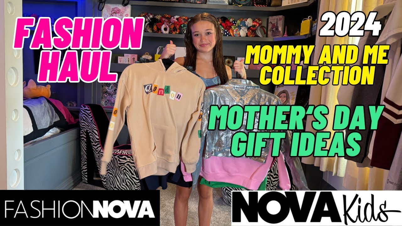 Fashion Nova Kids Haul!!  🛍️🛒 Mommy and Me Collection  🌼🌸🌺  @FashionNova @fashionnovakids