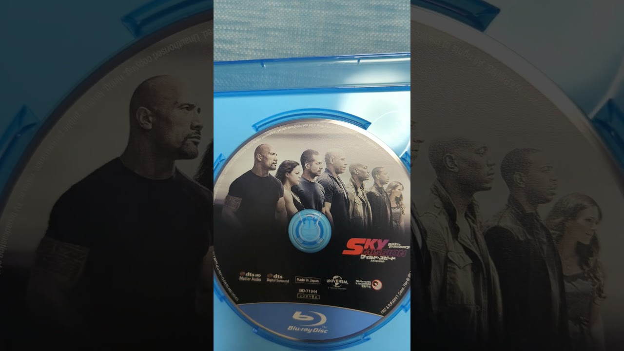 FAST & FURIOUS 7  BD&DVD  JP   #dvd#bluray#movie#映画#film#cinema #filmorago