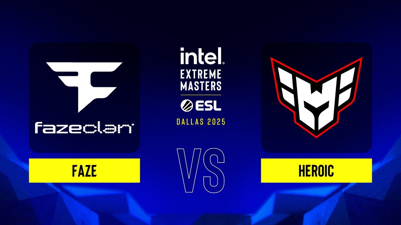 FaZe vs. HEROIC - IEM Dallas 2025 - Group B