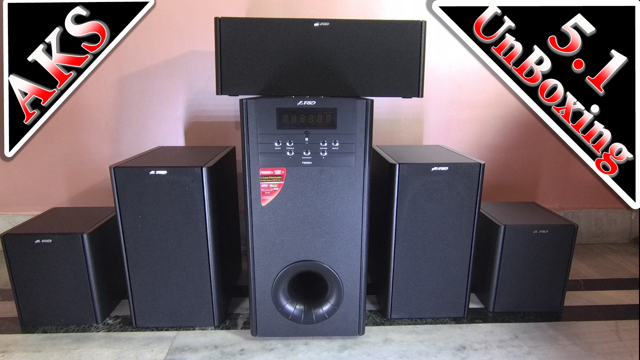 F&D F8000U 5.1 Home Theatre UnBoxing by AKS