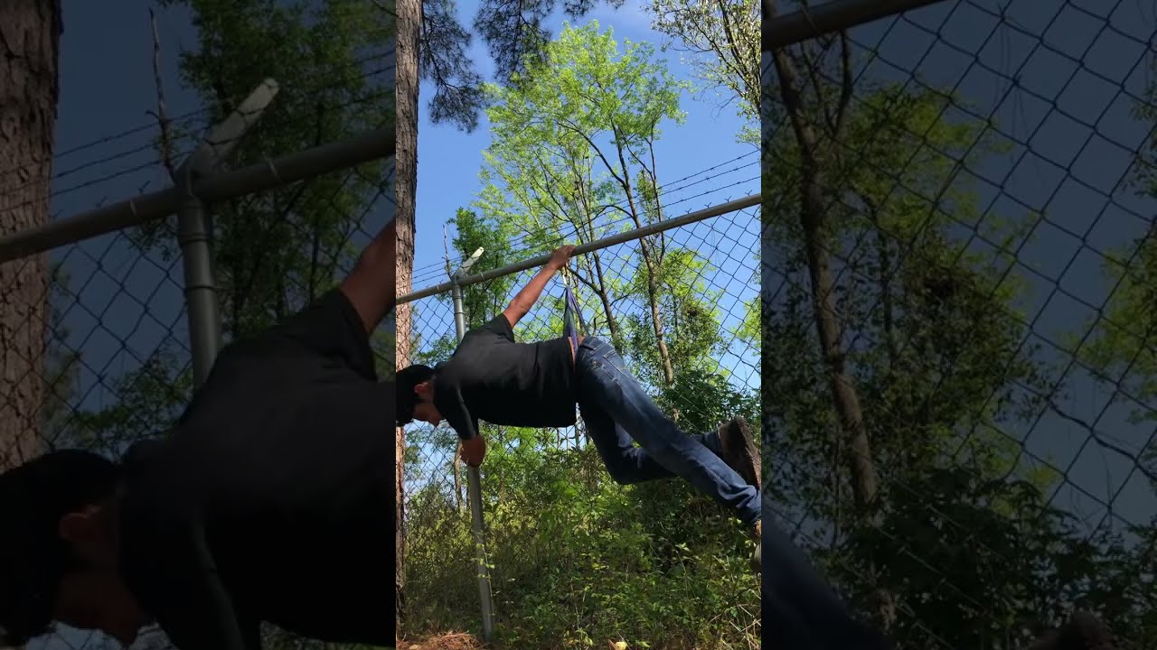 Fence Hanging Wedgie