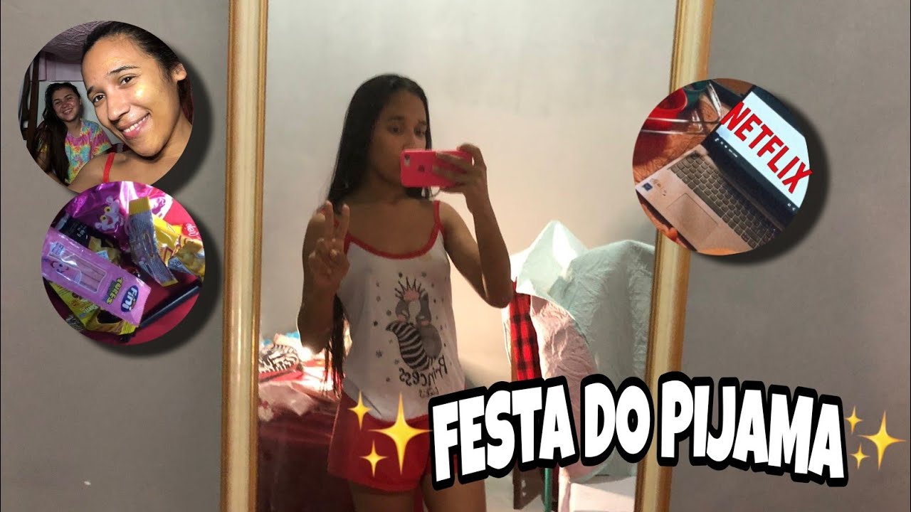 Festa do pijama sozinha🛌 *Rotina noturna*🌙🌒