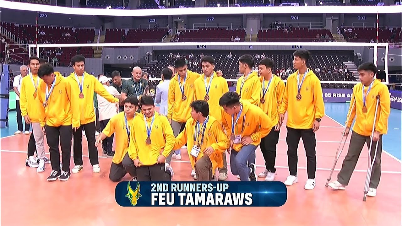 FEU Tamaraws 2nd runners-up awarding | UAAP Season 85 Men's Volleyball