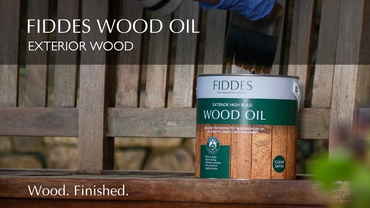 Fiddes Exterior High Build Wood Oil
