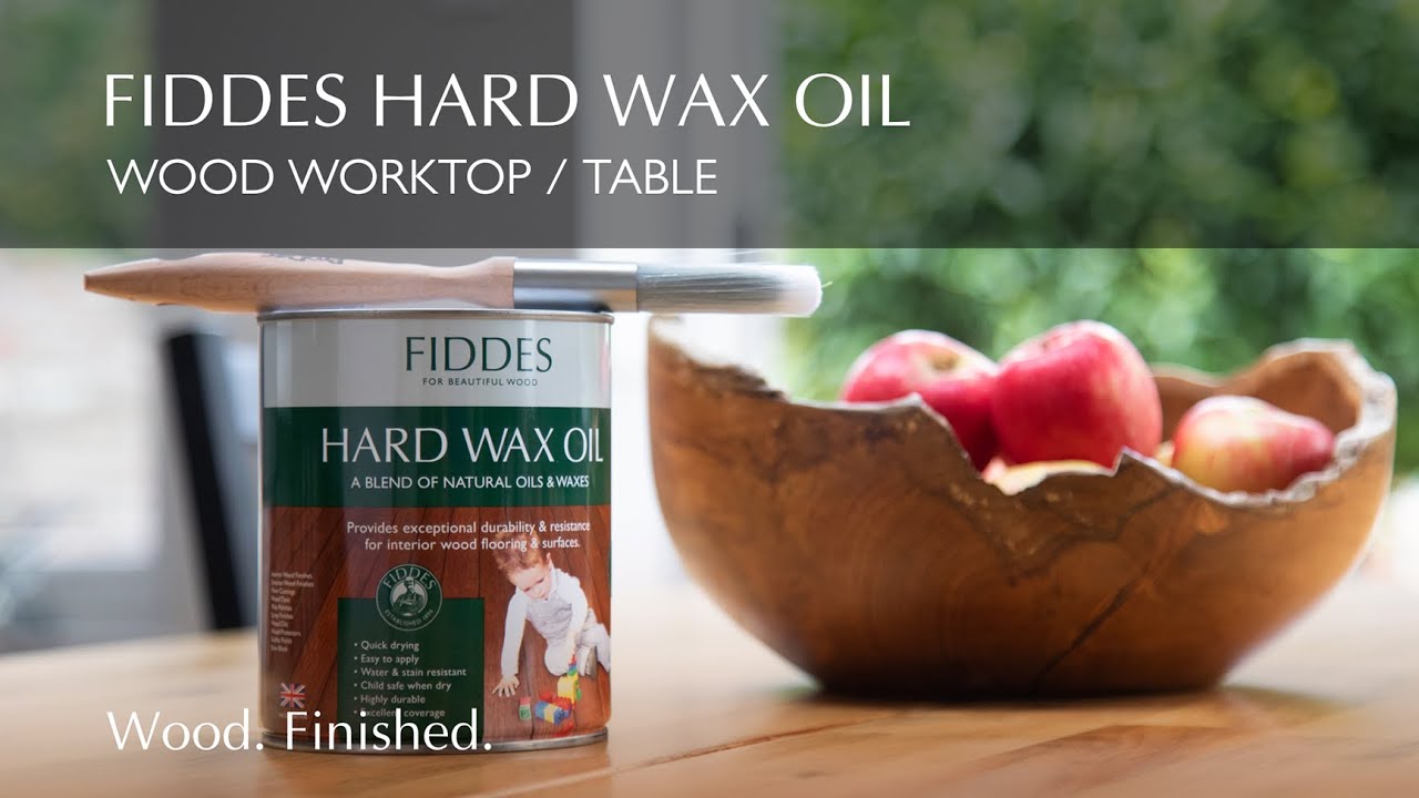 Fiddes Hard Wax Oil - Wood Worktop / Table