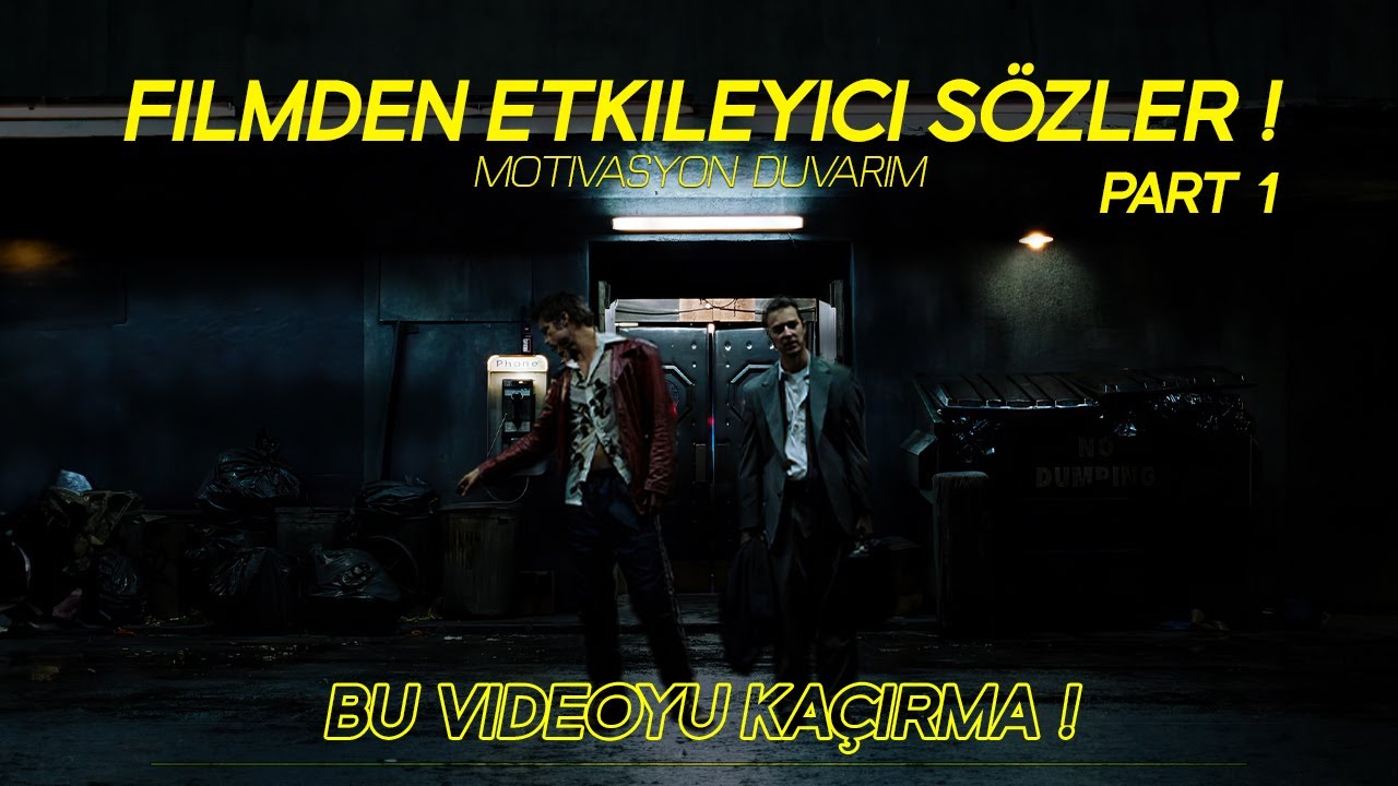 Filmlerden Etkileyici Sözler  | Bu Video Sana İyi Gelecek !