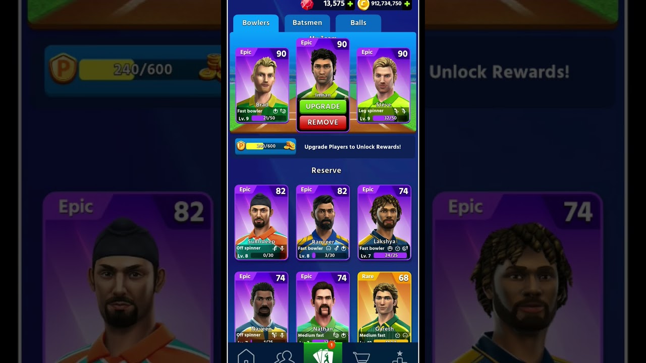 Finally 1 Bowler Fully Upgraded Cricket League By Miniclip