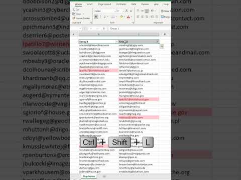 Find duplicates from two separate lists in Excel with Conditional Formatting! #excel #exceltips
