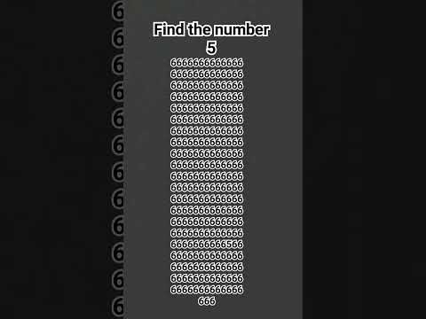find the number 5 #fnf