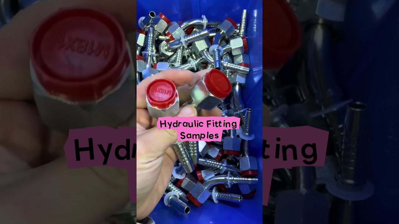 Find Your Fit: Hydraulic Fitting Samples Revealed! #hydraulicfittings #fittings #shorts #fitting