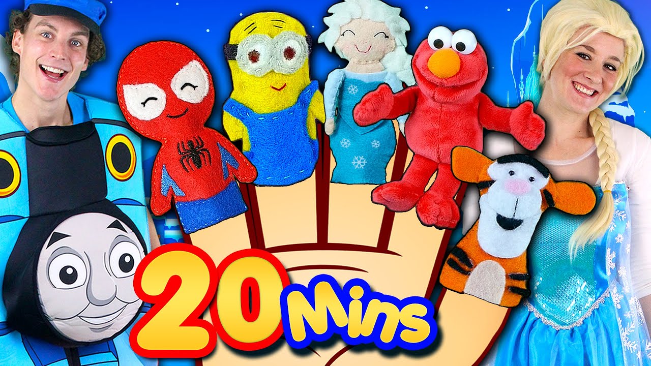Finger Family Song - Mega Finger Family Collection! Frozen, Minions, Elmo, Nursery Rhymes & More!