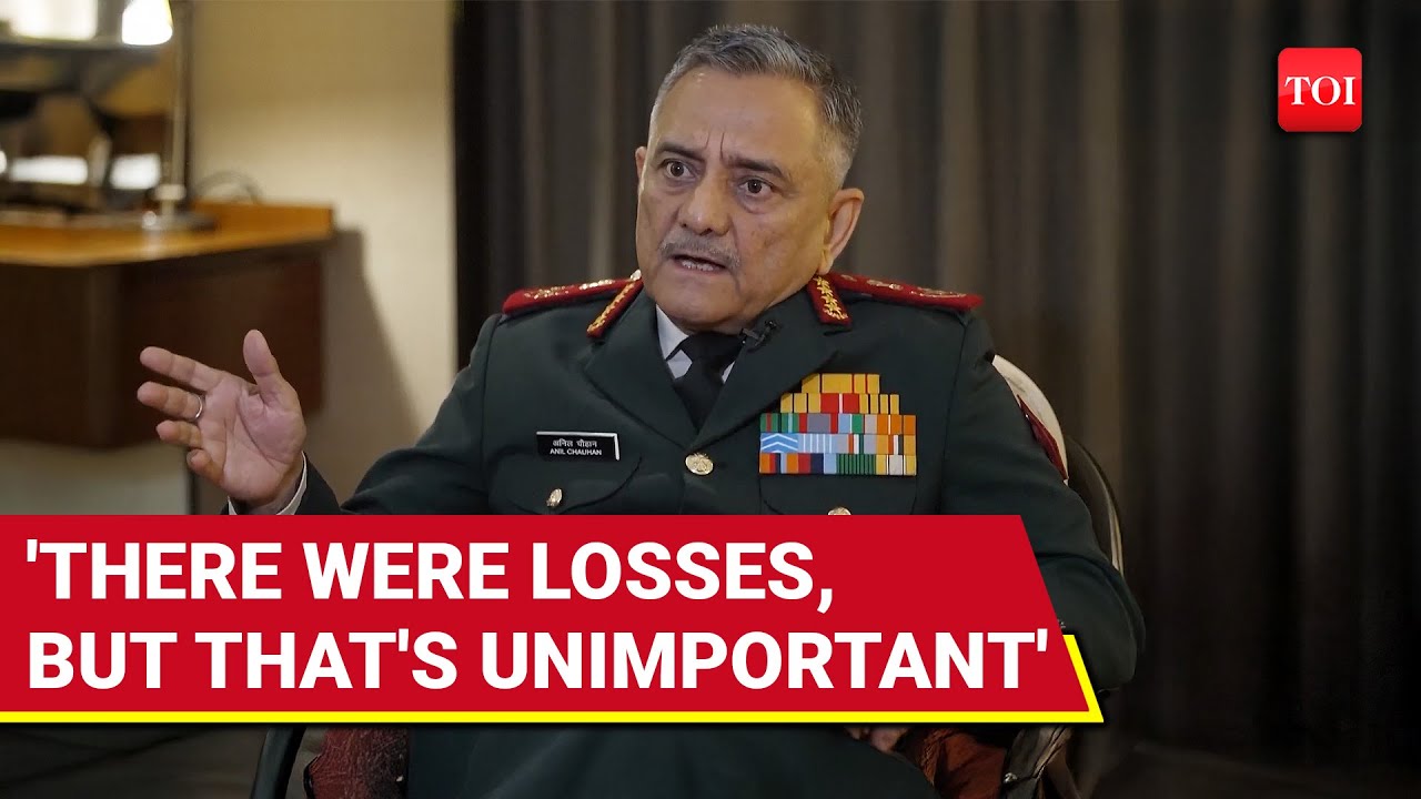 First Time On Cam: Indian Military Confirms Fighter Jet Losses In Pak Conflict | CDS Anil Chauhan