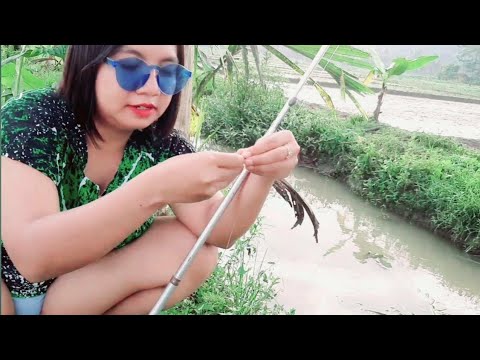 Fishing mania,mancing di sungai sawah pedesaan