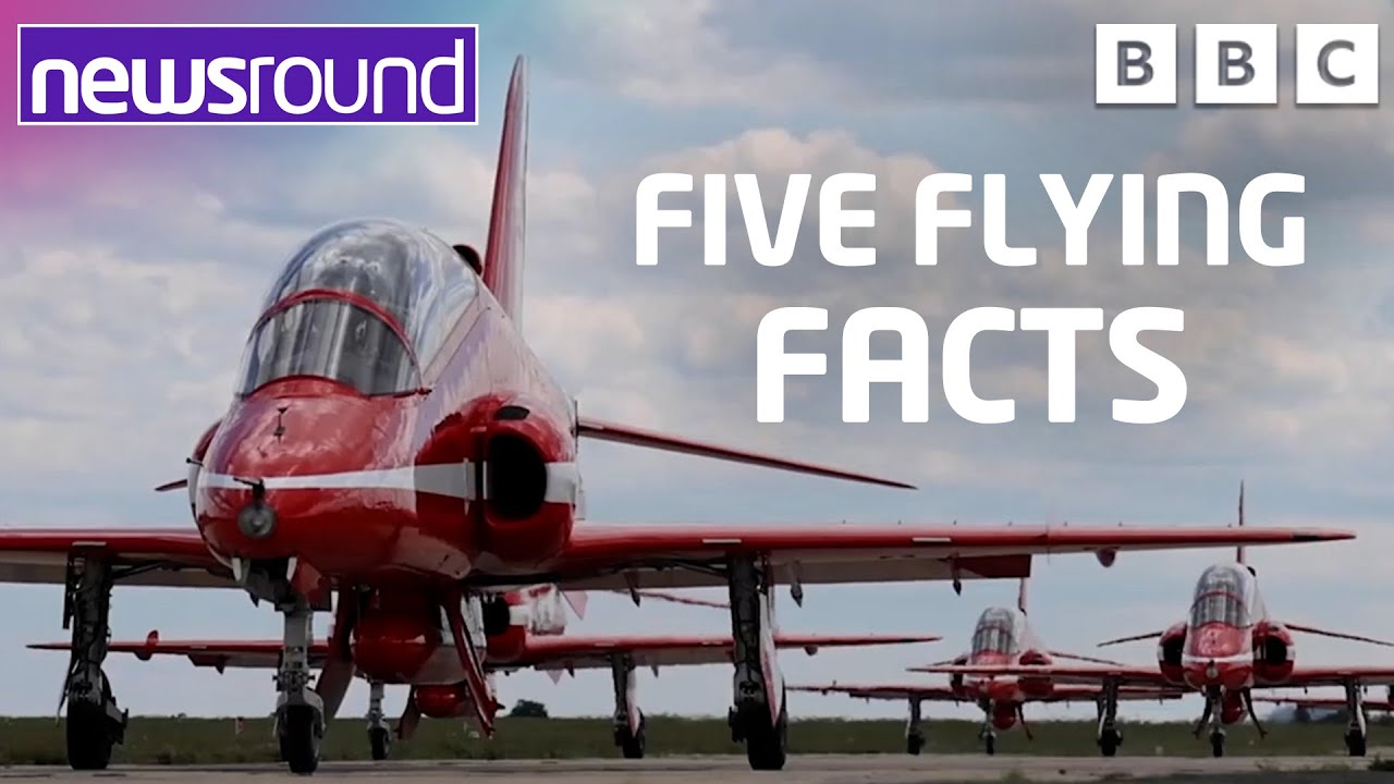 Five Top Flying Facts about the Red Arrows | Newsround