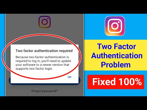 Fix Instagram Two factor authentication required to Login Problem 2025 || Wrong Authentication Pin