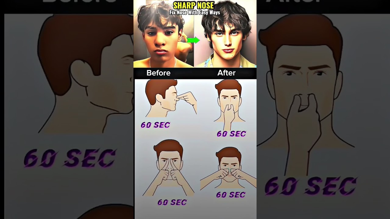 Fix Your Nose Shape #nose #jawline #mensfashion