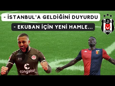 Flaş Gelişme! Ganalı Futbolcu İstanbul'a Geldi l Beşiktaş Transferleri l Ekuban l Daniel-Kofi Kyereh