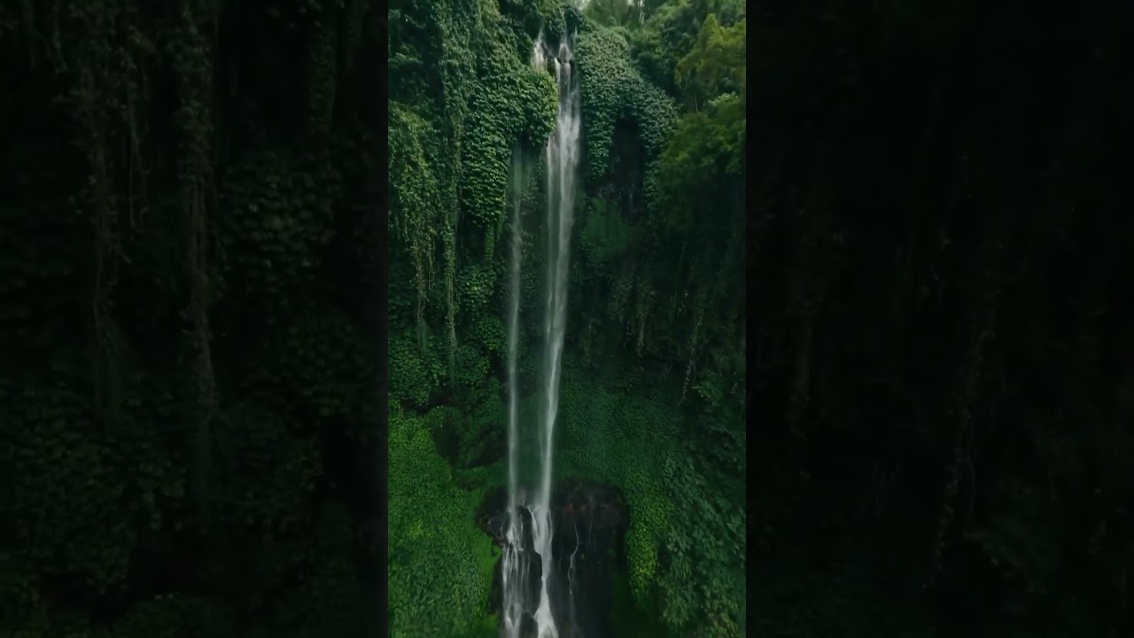 Flying a Drone through a Waterfall So Beautiful