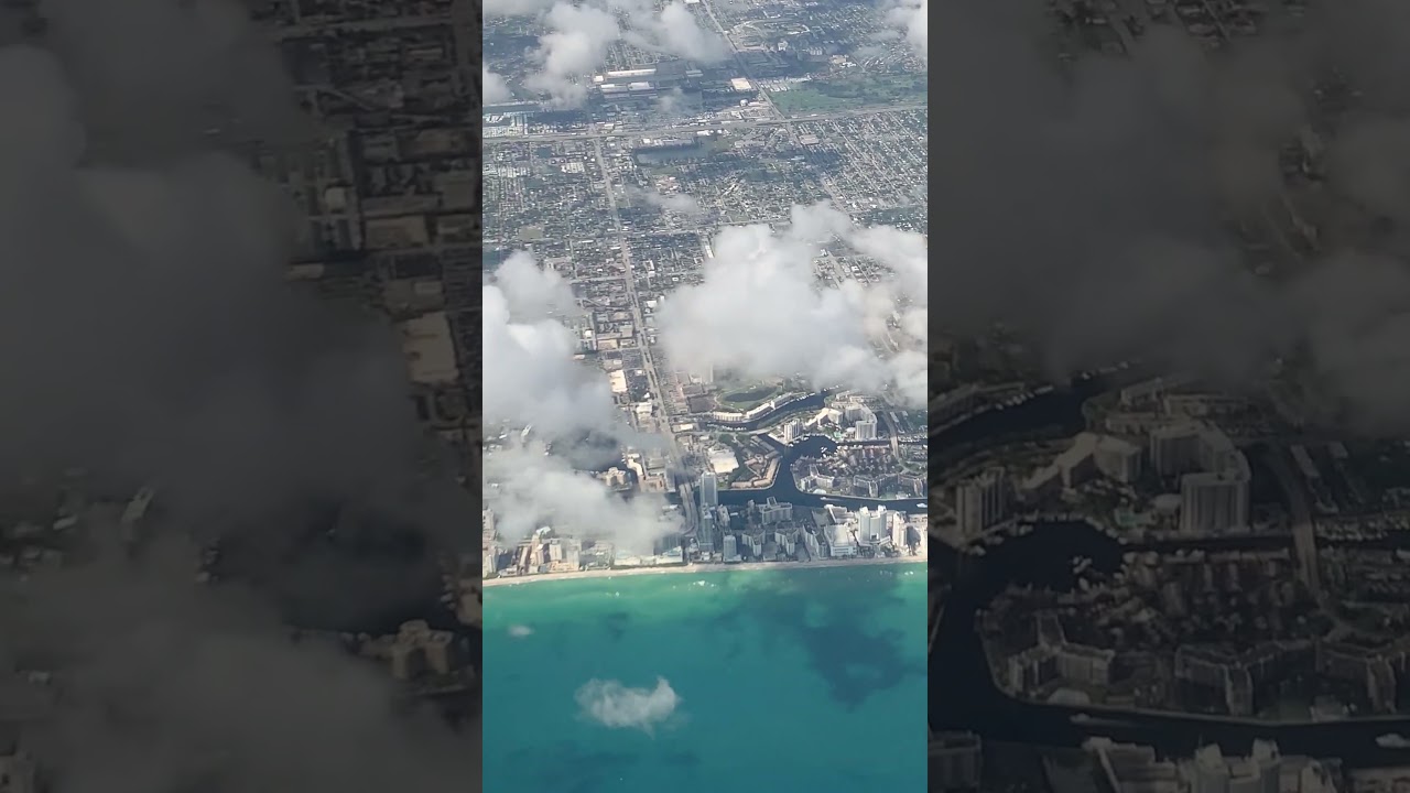 Flying Over Fort Lauderdale | Business Class on American Airlines AA 1610 JFK ➤ MIA #luxurytravel