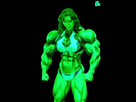 FMG female muscle growth expansion she hulk transformation