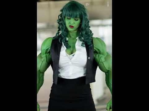 FMG female muscle growth expansion she hulk transformation giantess growing