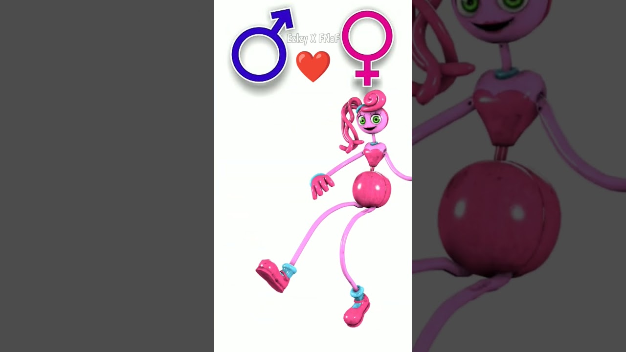 Fnaf - Male VS Famale Edit + Poppy Playtime 2 💙🥀GenderSwap#shorts #poppyplaytime